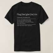 Meaning Flight Attendant Sprichwort Stewardess Fun T-Shirt (Design vorne)