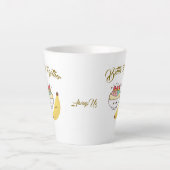 Meaningful Gift for Couples – Elegant Lov Milchtasse (Vorderseite)