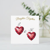 Meaningful Gift for her – Elegant Love Einladung (Stehend Vorderseite)