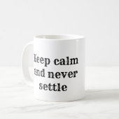 Meaningful Motivational Positive Quote Kaffeetasse (Vorderseite Links)