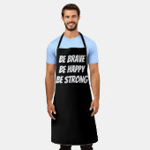 Meaningful Motivational Positive Quote Schürze (Getragen)