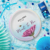 Meant to be Mauve Floral Pappteller (Party)
