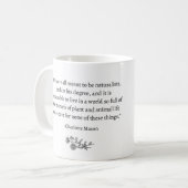 'Meant to be Naturalists' Charlotte Mason Tasse (Vorderseite Links)