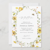 Meant to Bee Brautparty Minimalistisch Elegante Einladung (Vorderseite)