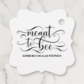 Meant To Bee Honig Geschenkanhänger (Rückseite)