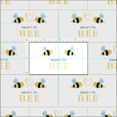 Meant To Bee Quote Funny Two Bees In Love Design Stoff (Kachel)