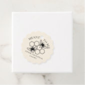Meant to Bee Wedding Vielen Dank Geschenkanhänger (Beispiel)