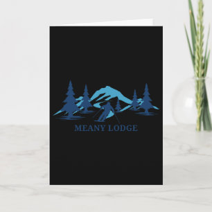 Meany Lodge Washington Ski Resort Skifahren Skier Karte