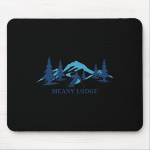Meany Lodge Washington Ski Resort Skifahren Skier Mousepad