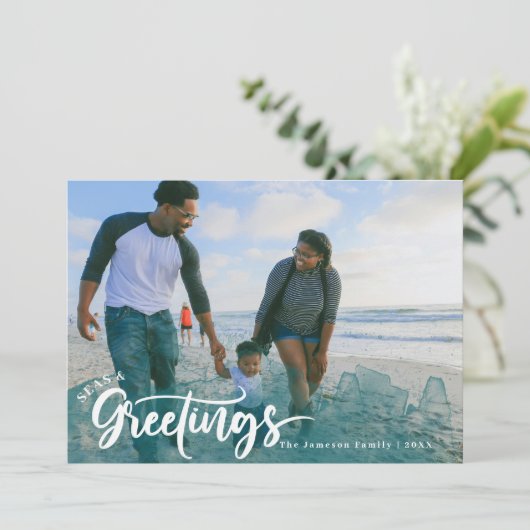 Meas & Greetings | Tropische Weihnachten (Stehend Vorderseite)