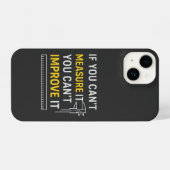 Measure It Improve It - Lean Six Sigma Motivation iPhone Hülle (Rückseite (Horizontal))