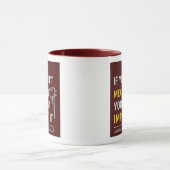 Measure It Improve It - Lean Six Sigma Motivation Tasse (Zentrum)