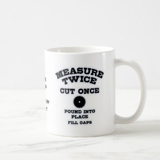 Measure Twice IV Kaffeetasse
