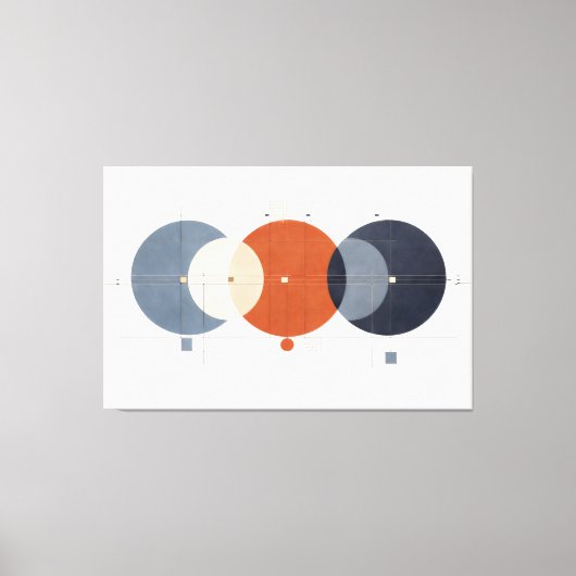 Measured Continuum Leinwanddruck (Vorderseite)