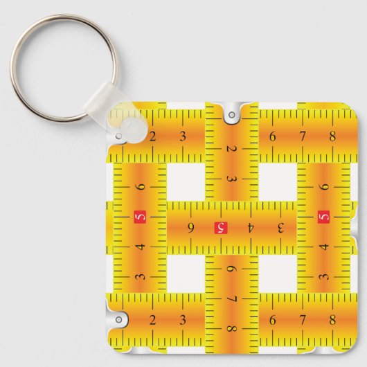 Measuring Tapes Keychain Schlüsselanhänger (Vorderseite)
