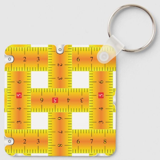 Measuring Tapes Keychain Schlüsselanhänger (Rückseite)