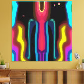 Measuring the Difference Between Doing and Saying Leinwanddruck (Insitu (Wohnzimmer))