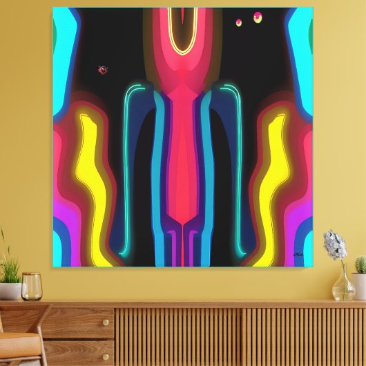 Measuring the Difference Between Doing and Saying Leinwanddruck (Insitu (Wohnzimmer))