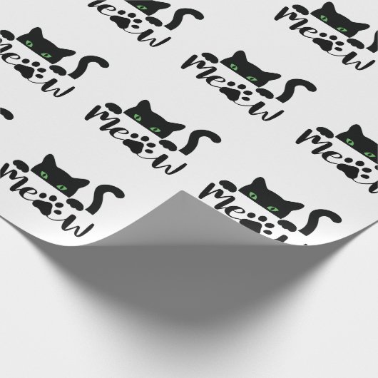 Meat Cat Quote Geschenkpapier (Ecke)