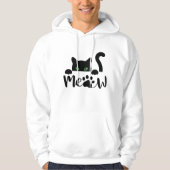 Meat Cat Quote Hoodie (Vorderseite)