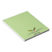 Meat Cats Yellow Notepad Notizblock (angewinkelt)
