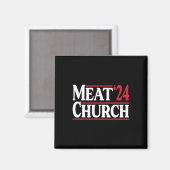 Meat Church 24 BBQ Magnet (Vorderseite/Rückseite)
