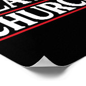 Meat Church 24 Bbq Poster (Ecke)