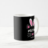 Meat Face Oster Day Bunny Ears Shirt Funny Ca Kaffeetasse (VorderseiteRechts)