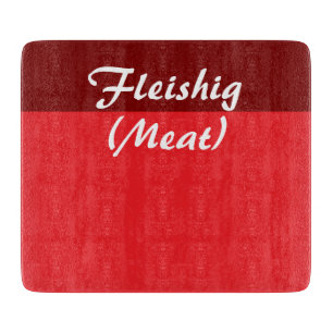 Meat Fleishig Kosher Kitchen Cutting Board Schneidebrett
