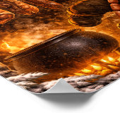 Meat Hook Icelandic Yule Lad Poster (Ecke)