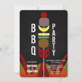 Meat Skewers GRILLEN Cook Out Party Einladung (Vorderseite)