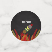 Meat Skewers GRILLEN Cook Out Party Picnic Confett Konfetti (Klein Vorderseite)