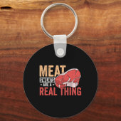 Meat Sweats Are A Real Thing Bbq Enthusiast Schlüsselanhänger (Vorderseite)