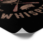 Meat Whisperer Bbq Smokers Cooking Meat  Poster (Ecke)