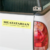 Meatatarian Gemüse-lustiger Autoaufkleber-Spaß Autoaufkleber (Auf Lkw)