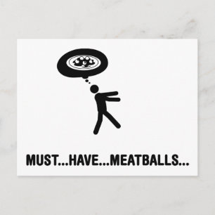 Meatball Lover Postkarte
