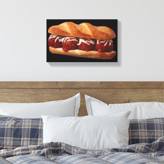 Meatball-Sub Leinwanddruck (Insitu (Schlafzimmer))