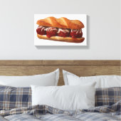 Meatball-Sub Leinwanddruck (Insitu (Schlafzimmer))