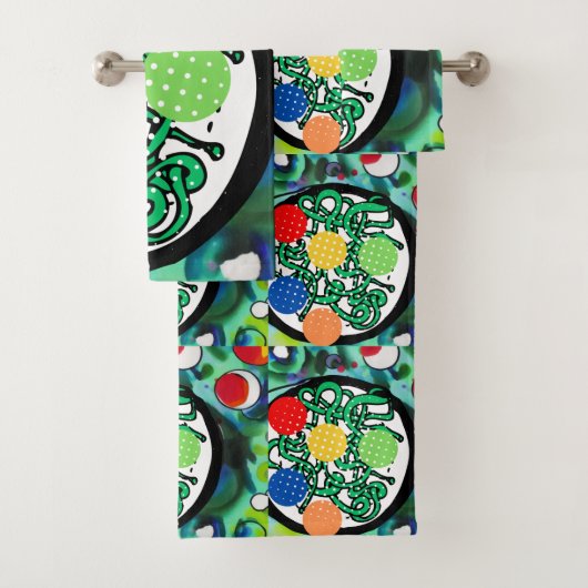 Meatball-Wahnsinn Badhandtuch Set (Insitu)