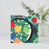 Meatball-Wahnsinn Feiertagskarte (Stehend Vorderseite)