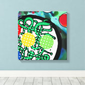 Meatball-Wahnsinn Leinwanddruck (Insitu (Holzboden))