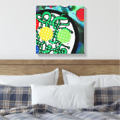 Meatball-Wahnsinn Leinwanddruck (Insitu (Schlafzimmer))