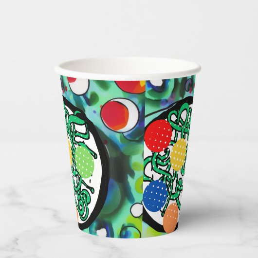 Meatball-Wahnsinn Pappbecher (Vorderseite)