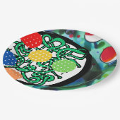 Meatball-Wahnsinn Pappteller (Schrägansicht)