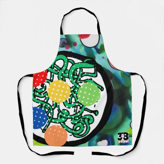 Meatball-Wahnsinn Schürze (Vorderseite)