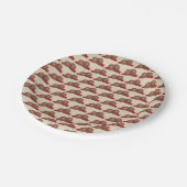 Meatballs Marinara Italienisches Restaurant Küche Pappteller (Schrägansicht)