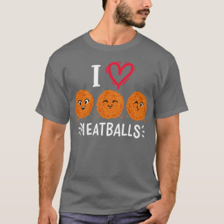 Meatballs Meatball Lover Kawaii T-Shirt