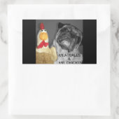 MEATBALLS RECHTECKIGER AUFKLEBER (Tasche)