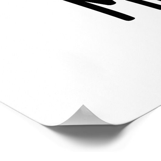 Meatbowl Funny Meatball Pub Poster (Ecke)