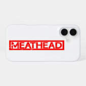 Meathead Briefmarke iPhone 16 Hülle (Rückseite (Horizontal))